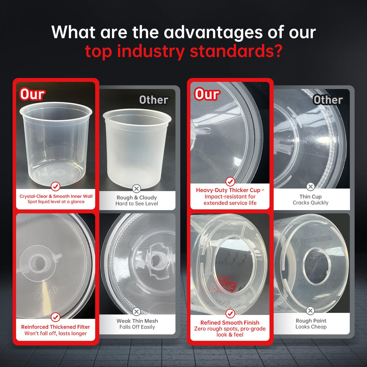 KEHE REFINISH adapters and sealing plugs illustrating compatibility and leak prevention