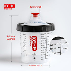KEHE REFINISH angled spray action showing reliable sealing and uninterrupted flow