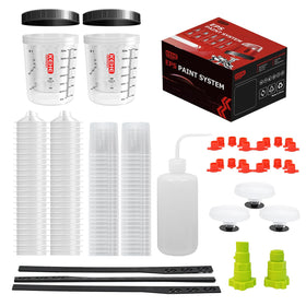 KEHE REFINISH kit front view showing included cups and accessories for fast prep