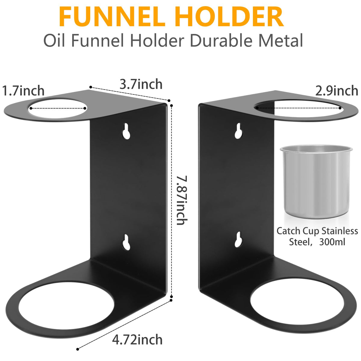 KEHOSTAR close-up stainless drip cup showing easy cleaning