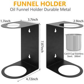 KEHOSTAR close-up stainless drip cup showing easy cleaning