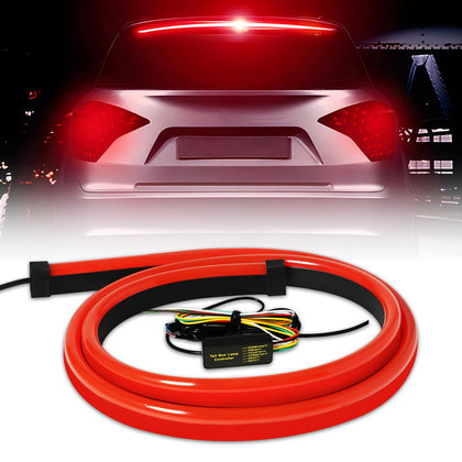 Keiurot front view of 40-inch brake light showing full-length brightness