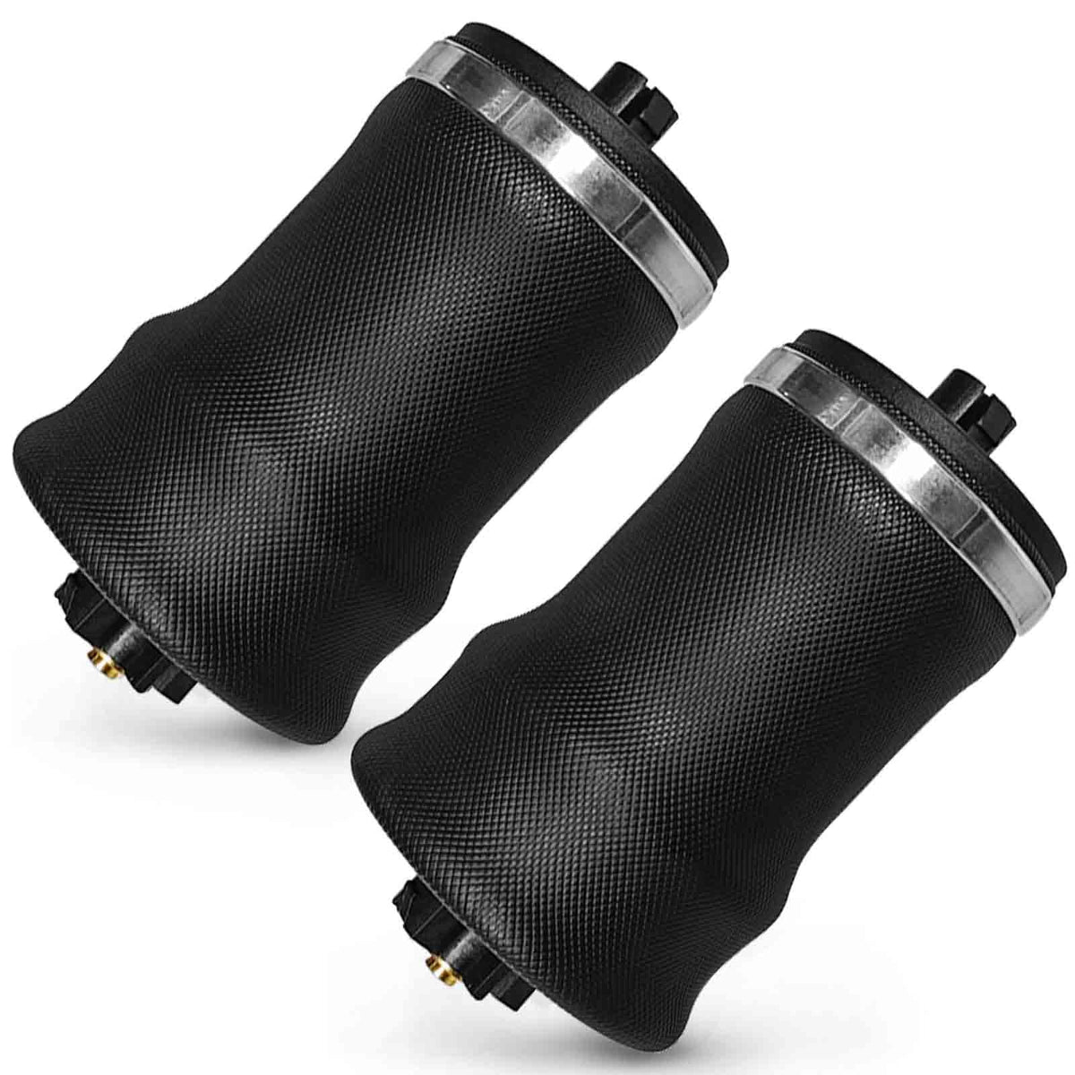 KEIYSHOLCK front view of two-piece cab air spring kit showing packaging and parts, ensures correct replacement