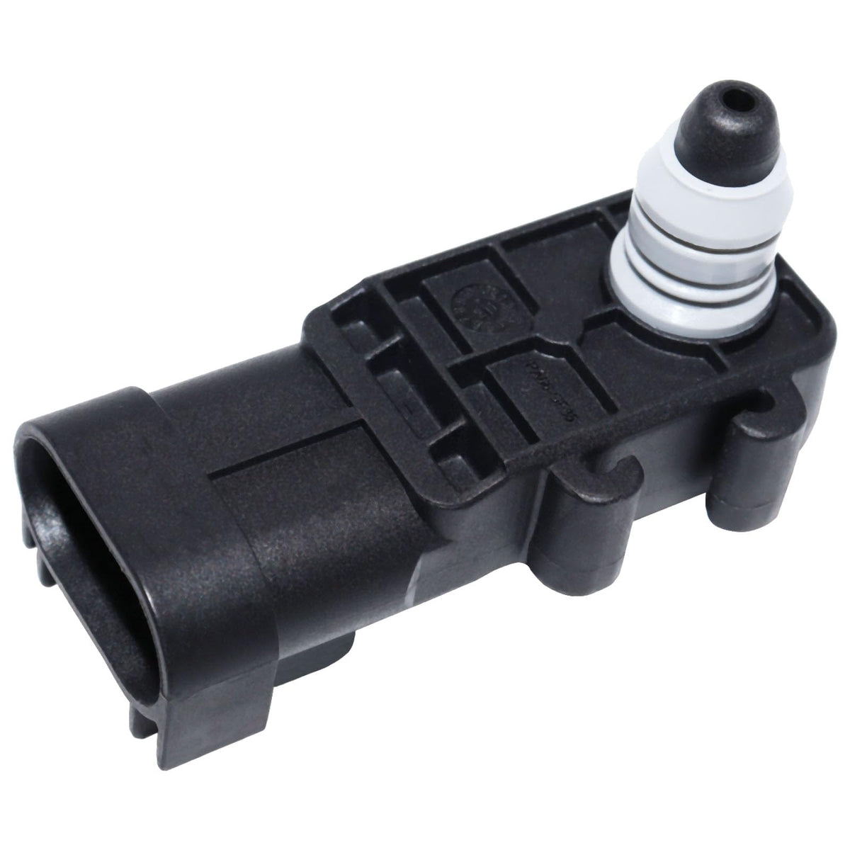 KEJSTED fuel tank pressure sensor front view showing mounting and plug for accurate replacement