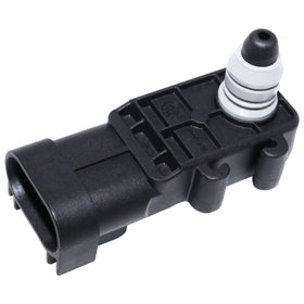 KEJSTED fuel tank pressure sensor front view showing mounting and plug for accurate replacement