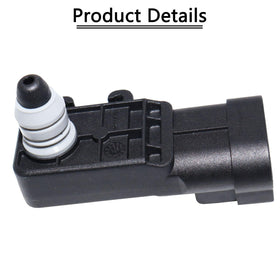 KEJSTED sensor backside label and ports highlighting compatible OE numbers and durability