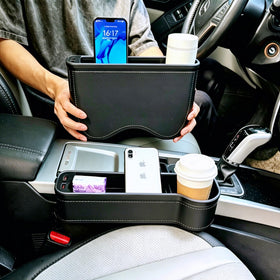 keketuohai cup holder with phone and keys demonstrating secure storage on drives