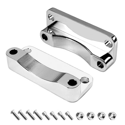 kekykm front view of fender riser kit showing mount and fit benefit