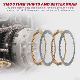 kekykm clutch kit installed on Harley demonstrating improved engagement benefit