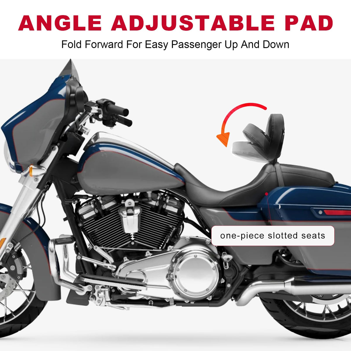 kekykm side profile installed on Road Glide showing slim footprint