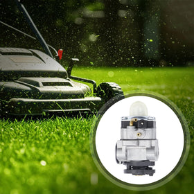KELKONG carburetor installed on a lawn mower demonstrating correct fit and restored performance