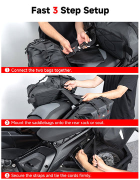 KEMIMOTO ABS buckle and strap detail showing secure closure benefit