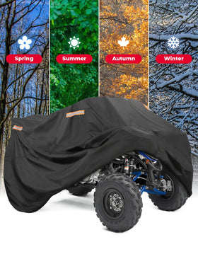 KEMIMOTO ATV cover in outdoor setting protecting vehicle from elements