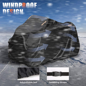 KEMIMOTO quick-release strap detail keeps cover securely fastened