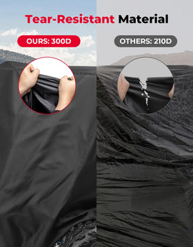 KEMIMOTO adjustable windproof strap securing cover under vehicle