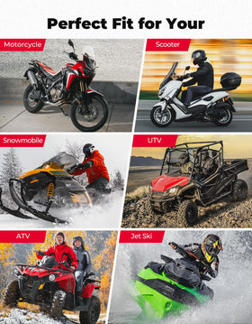 KEMIMOTO installed in ATV lifestyle shot highlighting dependable powersports starting power