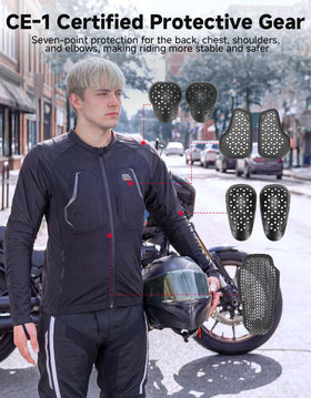 KEMIMOTO ventilated back protector providing breathable impact coverage