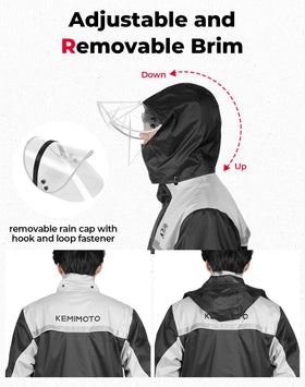 KEMIMOTO back ventilation detail highlighting airflow holes for cooler rides