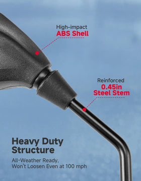 KEMIMOTO ball-joint adjusted demonstrating 360-degree positioning benefit