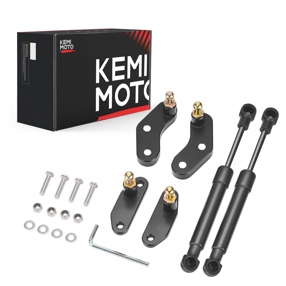 KEMIMOTO billet aluminum bracket close-up highlighting durability benefit