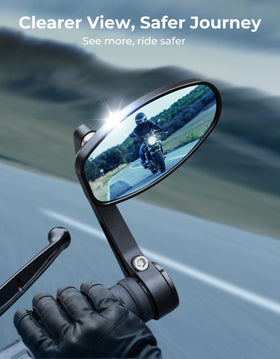 KEMIMOTO blue lens detail reducing glare and enhancing rear visibility