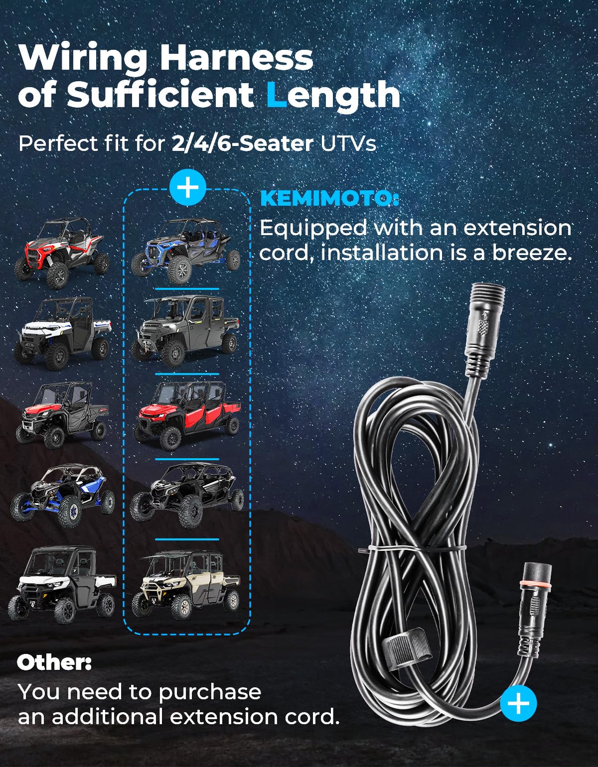 KEMIMOTO adjustable brackets and hardware illustrating secure mounting benefit