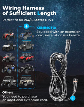 KEMIMOTO adjustable brackets and hardware illustrating secure mounting benefit