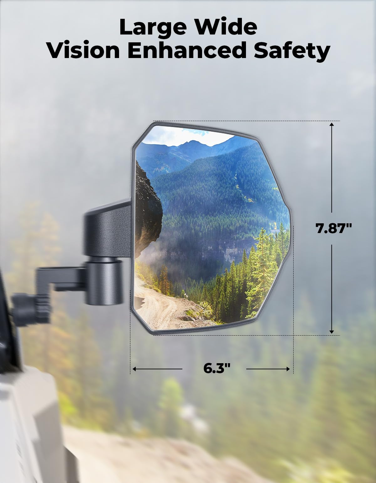 KEMIMOTO break-away hinge detail demonstrating impact protection and durability