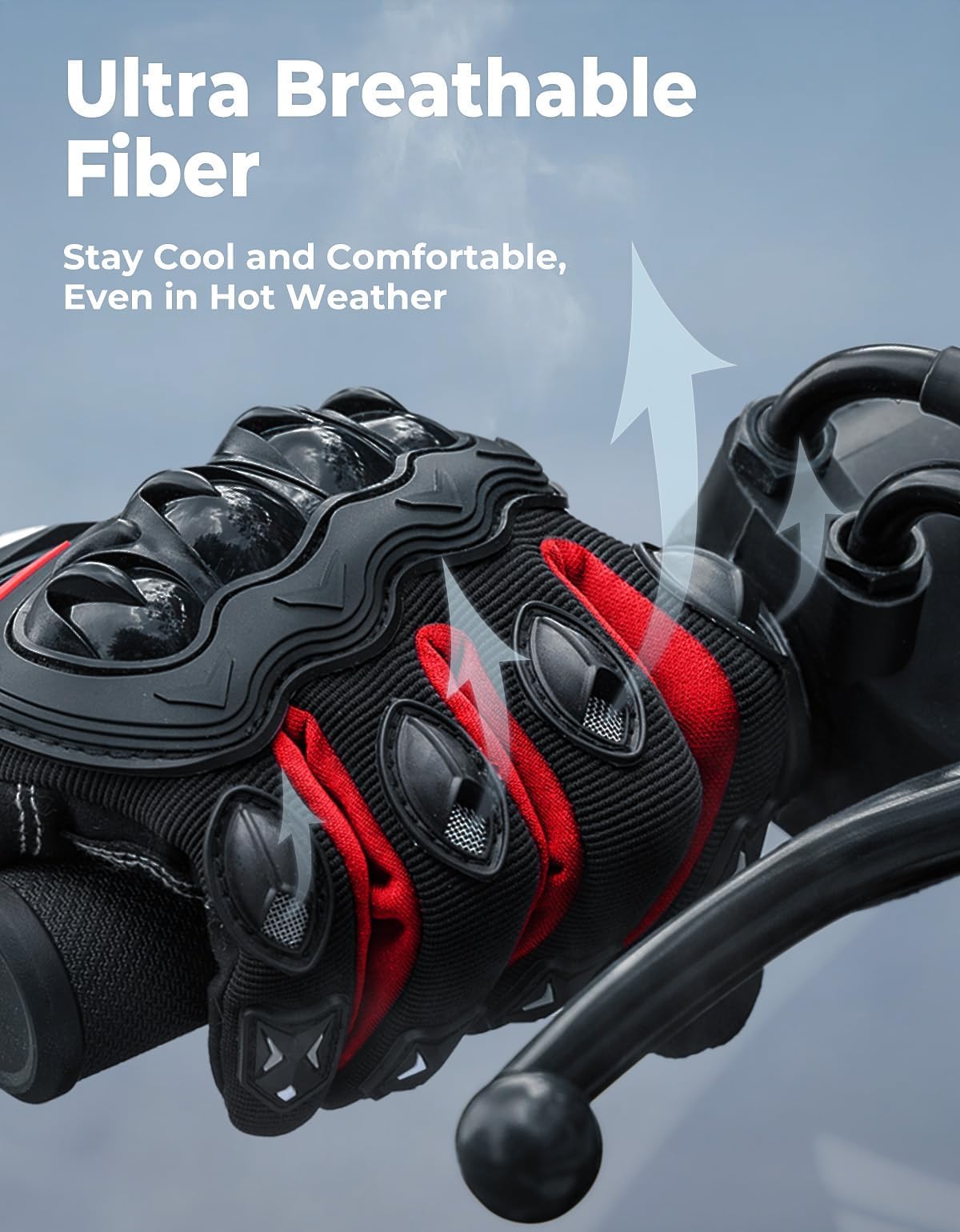 KEMIMOTO breathable fabric panel keeping hands cool and dry