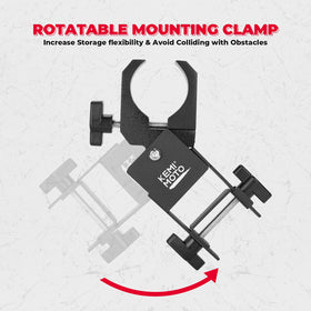 KEMIMOTO clamp rotated to avoid obstacles for improved clearance