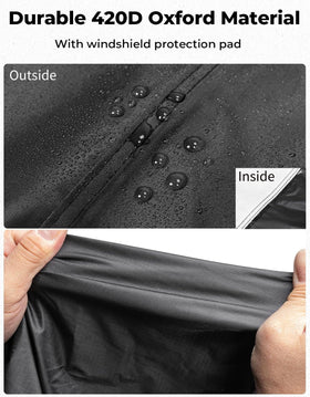 KEMIMOTO close-up of 420D fabric texture demonstrating durable protection