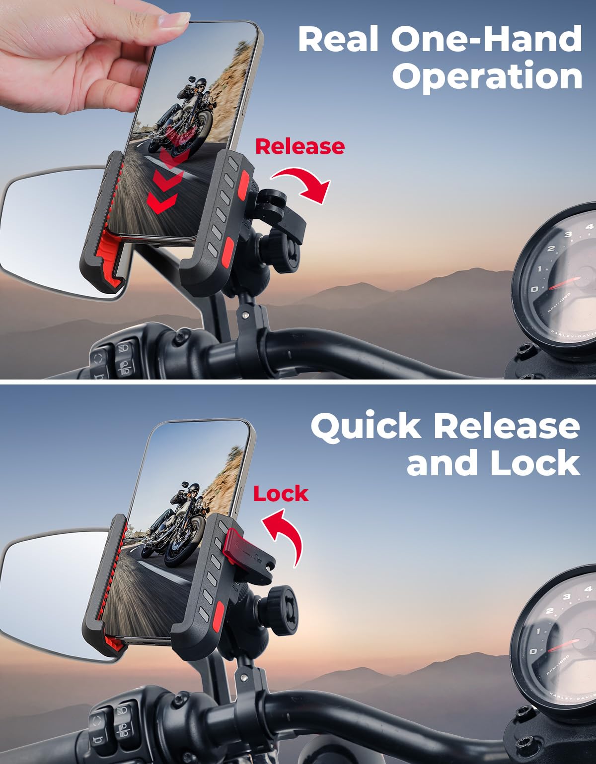 KEMIMOTO close-up of dual ball joint for easy 360-degree adjustment benefit