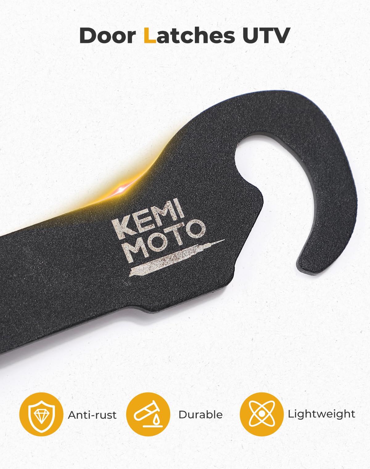 KEMIMOTO close-up of coated metal surface for corrosion resistance