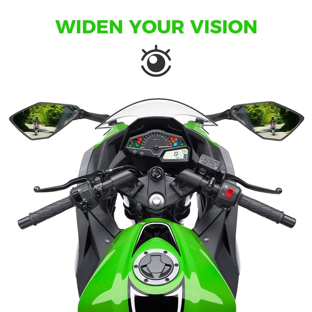 KEMIMOTO convex glass close-up highlighting wide-angle clarity benefit