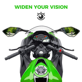 KEMIMOTO convex glass close-up highlighting wide-angle clarity benefit