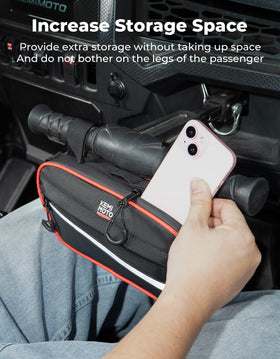 KEMIMOTO close-up of 1680D fabric texture, durable abrasion and water resistance