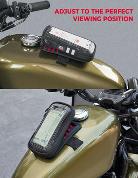KEMIMOTO close-up of magnets with PVC pad protecting tank finish