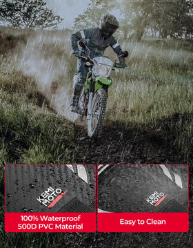 KEMIMOTO close-up PVC texture highlights waterproof durability