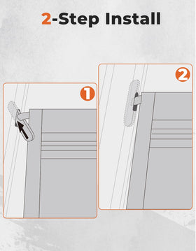KEMIMOTO unzipped dash net illustrating full access and easy removal