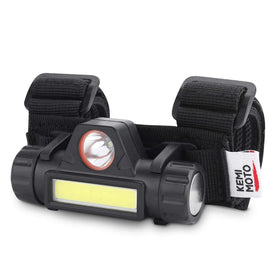 KEMIMOTO lifestyle camping scene with light mounted providing campsite visibility benefit
