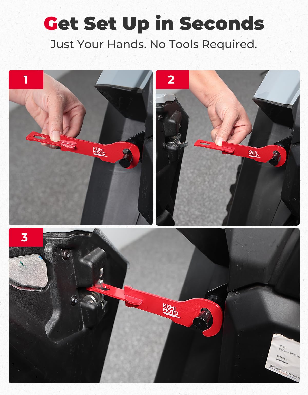 KEMIMOTO rear door installation showing consistent fit across front and rear doors