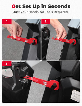 KEMIMOTO rear door installation showing consistent fit across front and rear doors