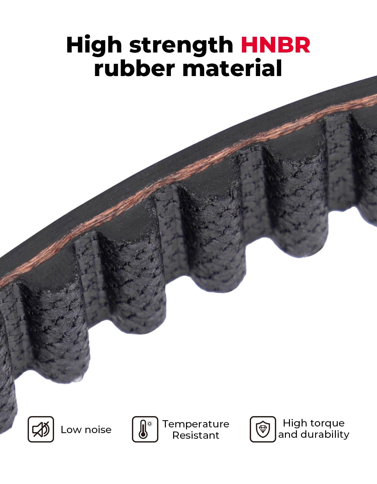 KEMIMOTO view of HNBR texture highlighting durable wear resistance