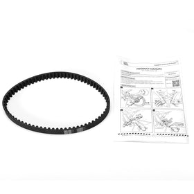 KEMIMOTO hand adjusting belt tension showing easy maintenance