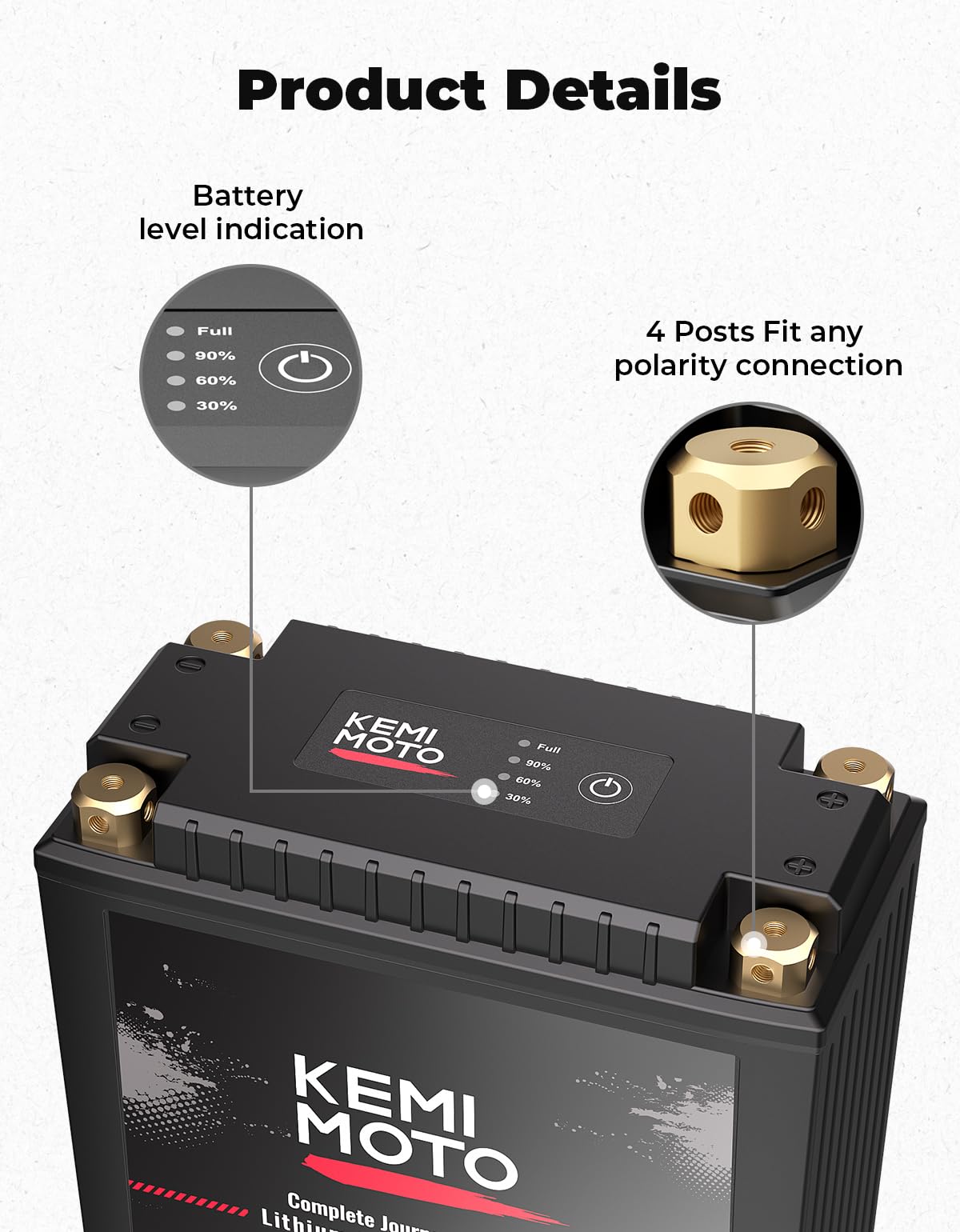 KEMIMOTO EVA spacers and mounting screws demonstrating universal-fit adjustment benefit