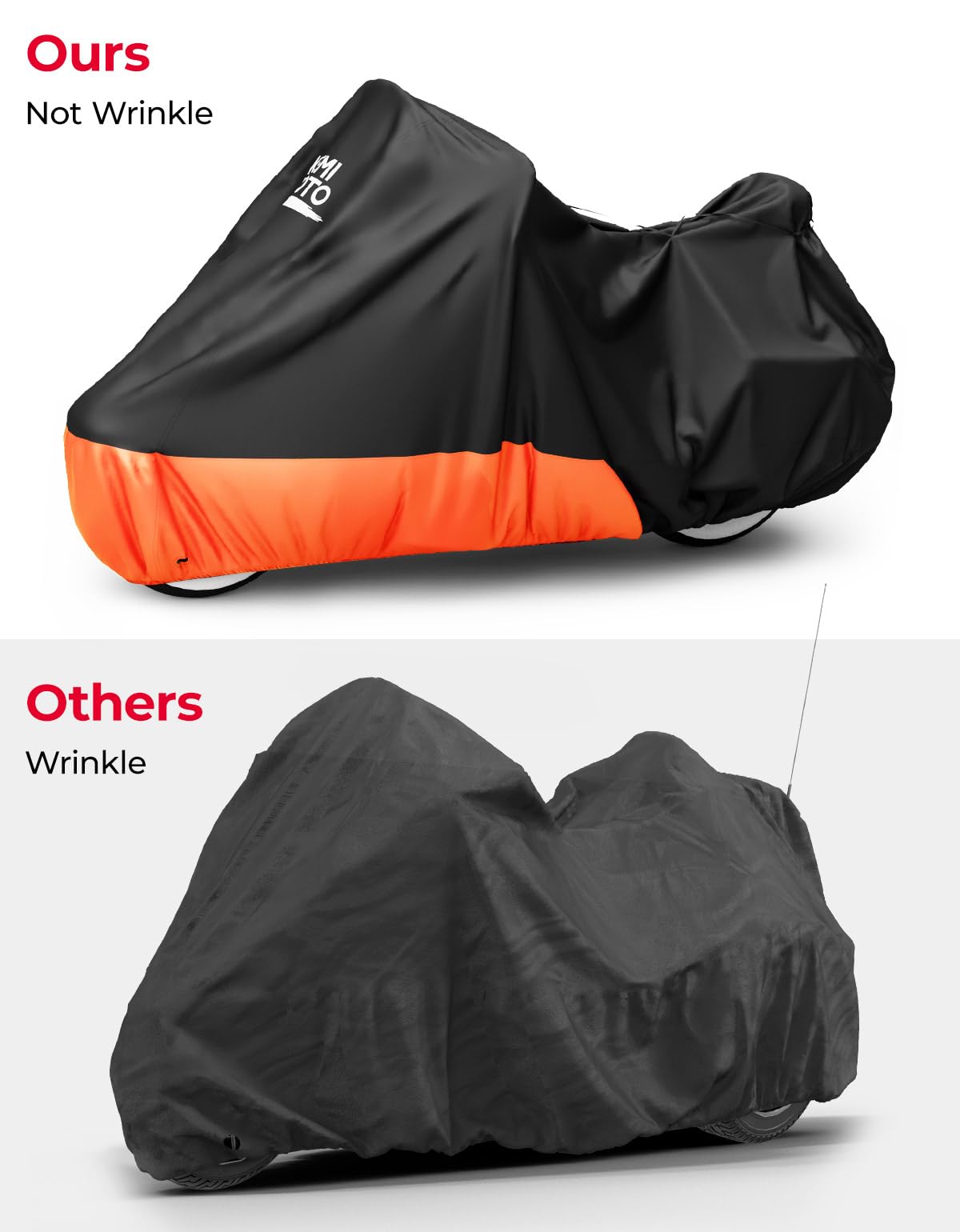 KEMIMOTO folded compact for storage showing easy portability benefit