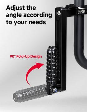 KEMIMOTO peg mounted on crash bar demonstrating secure universal fit for touring