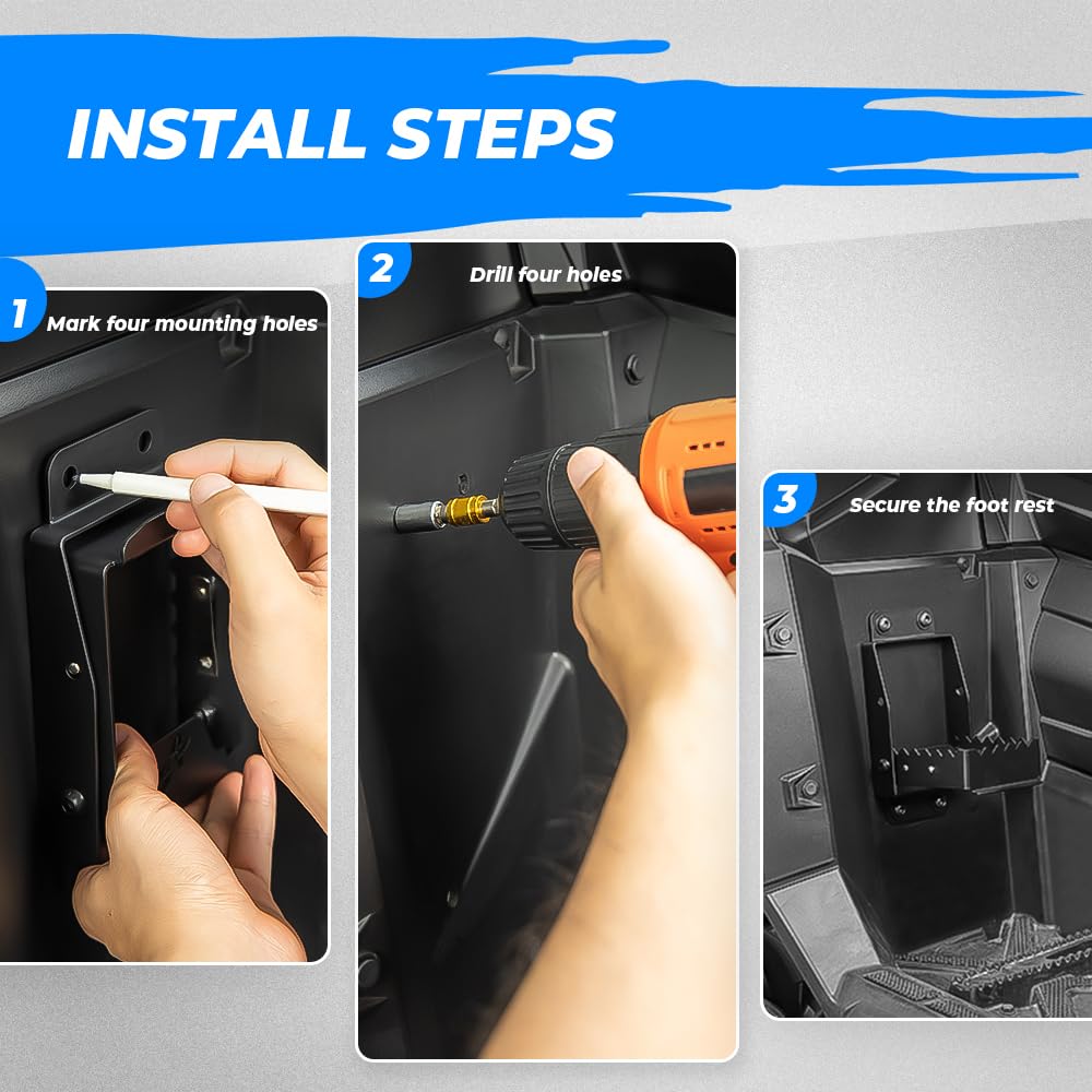 KEMIMOTO four bolt mounting detail boosting load distribution and strength