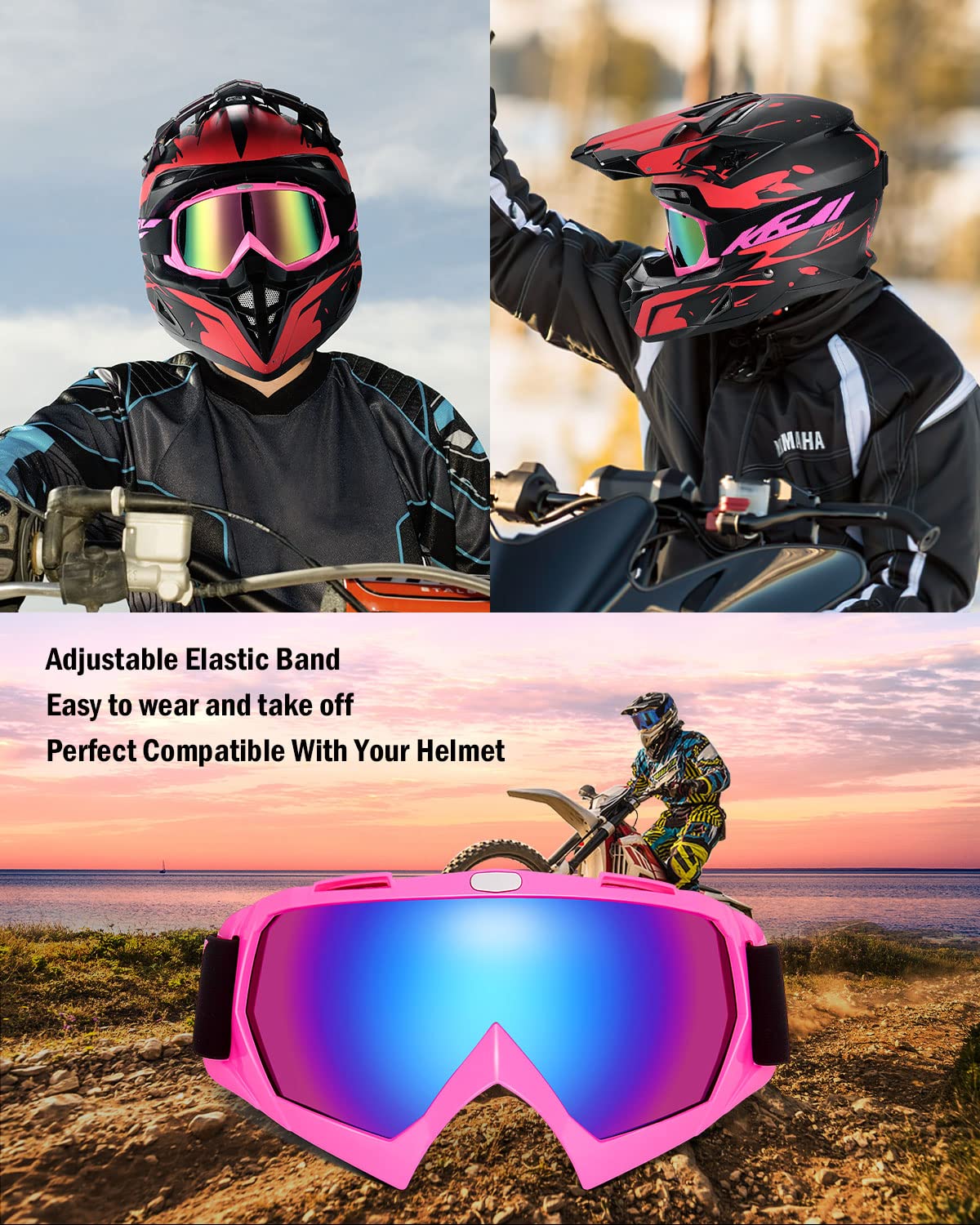 KEMIMOTO frame and high-density foam detail, comfortable seal benefit