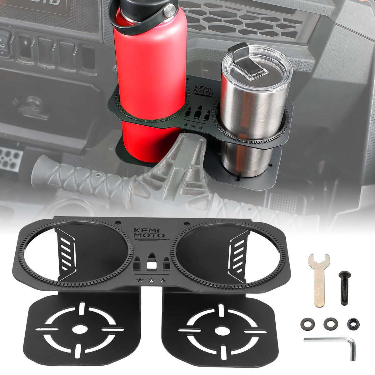 KEMIMOTO front view cup holder showing secure fit and durability